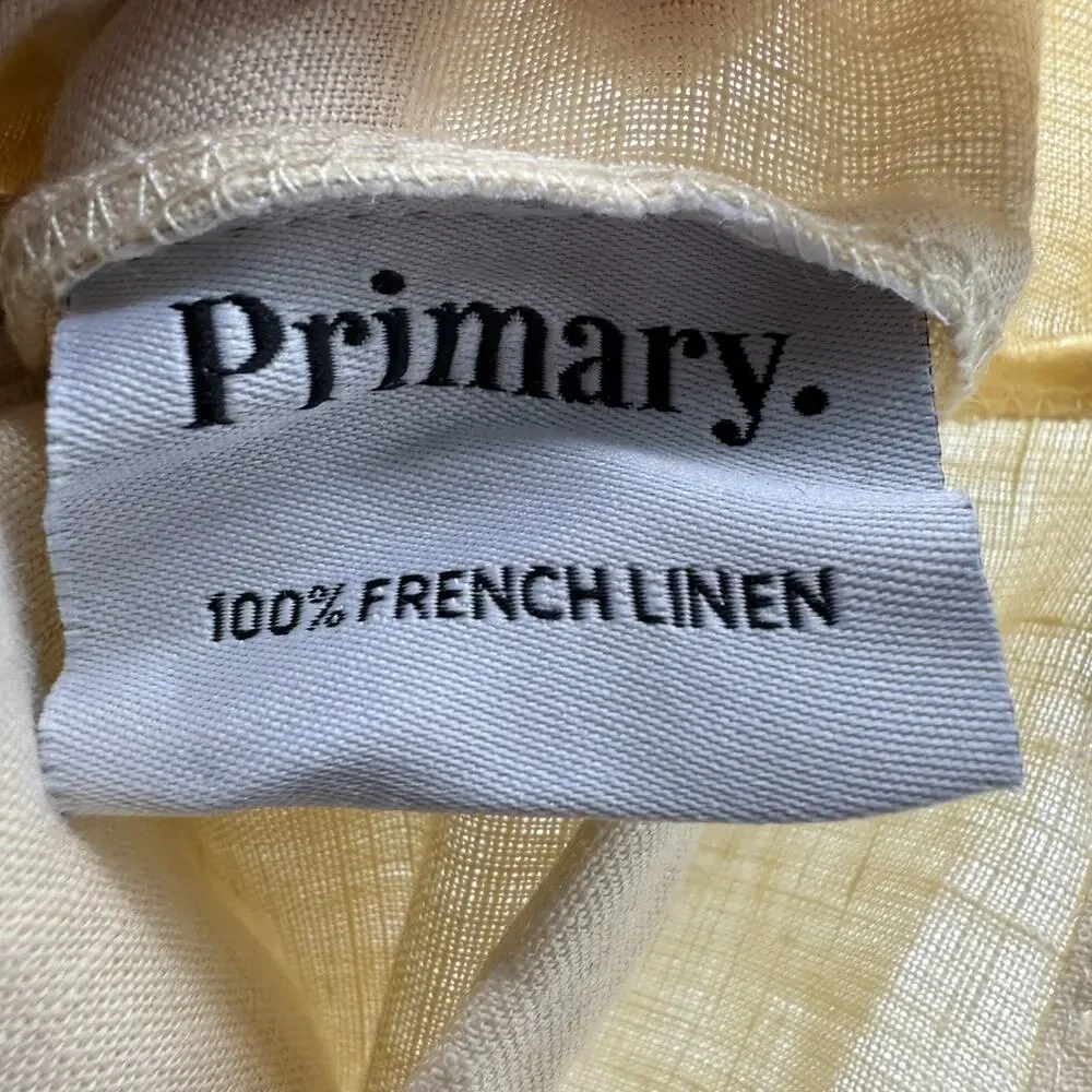 NWT Primary Pillow Shams Pair King Size Natural Beige French Linen Modern Cozy